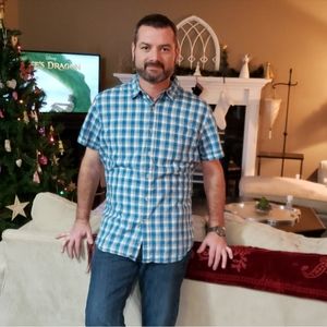 Mens button up casual shirt